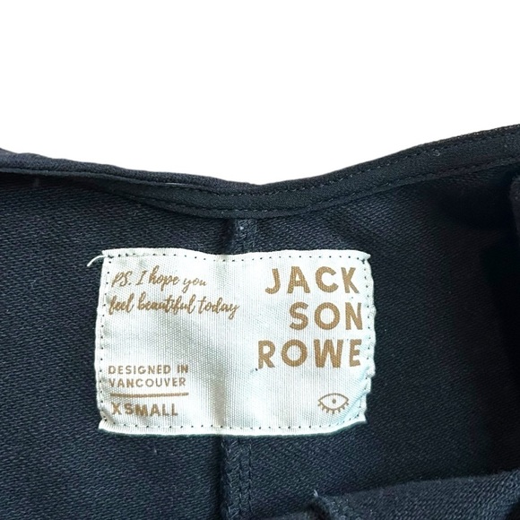 Jackson Rowe Shorty Overalls- Black XS - Picture 9 of 13
